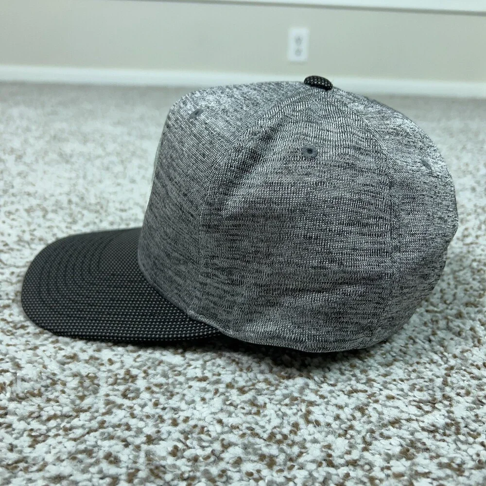 Brooklyn Nets Hat Cap Snap‎ Back Gray Black NBA Basketball Mens Mitchell Ness